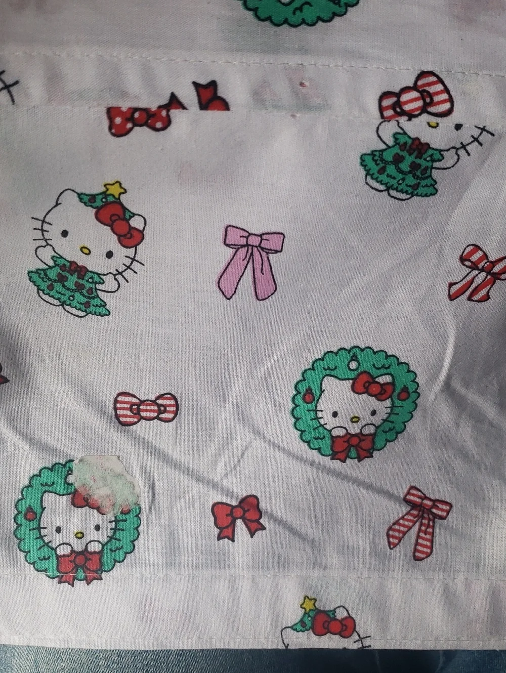 Hello Kitty & Friends 4 Piece Holiday 100% Cotton Queen Sheet Set BNIP